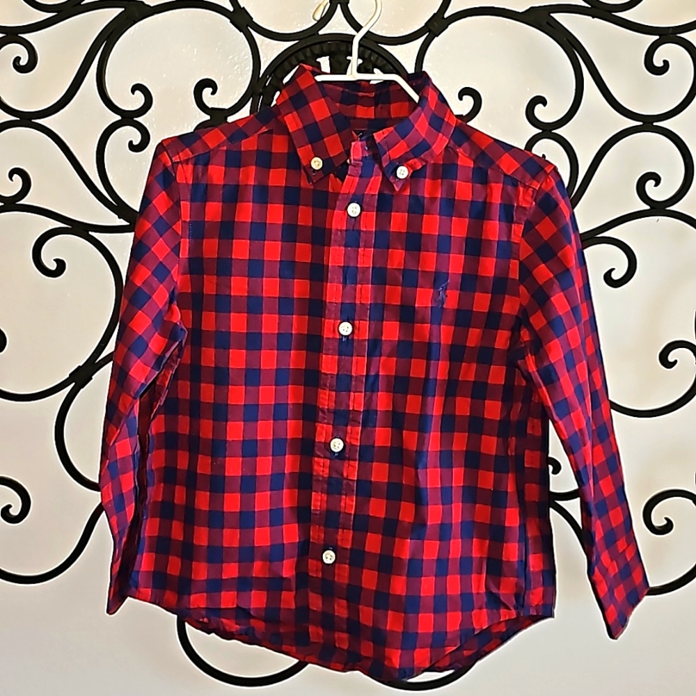 Boys Ralph Lauren Longsleeved Button Down - 3t